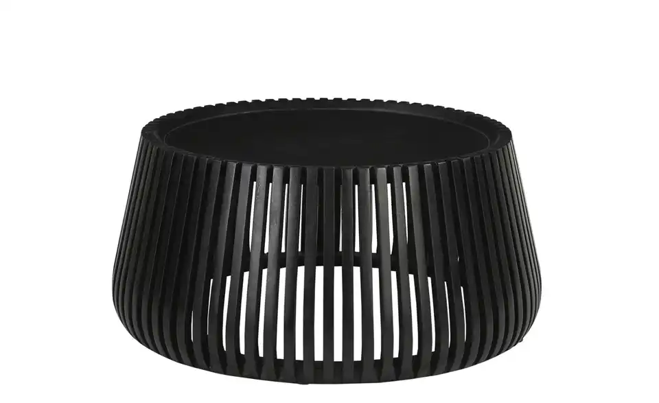 Couchtisch Black Smooth H 36 cm, Ø 80 cm