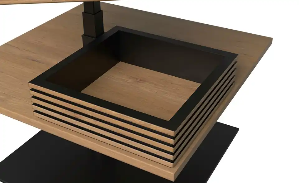 Couchtisch Velbert BHL 70|49|70 cm