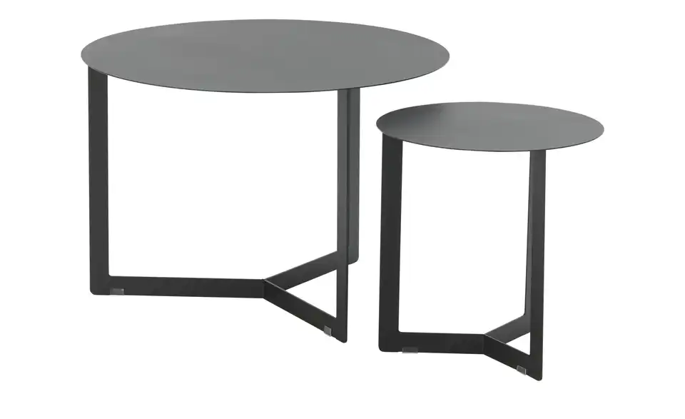 Love it Couchtisch 2er-Set Palmaria H 45 cm, Ø 65 cm