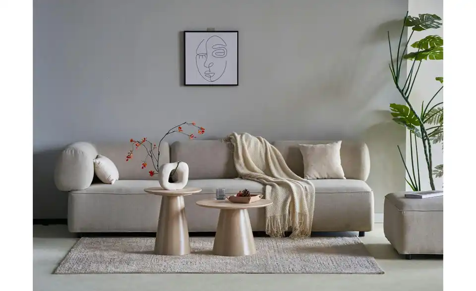 Furnhouse Couchtisch Tango H 50 cm, Ø 45 cm