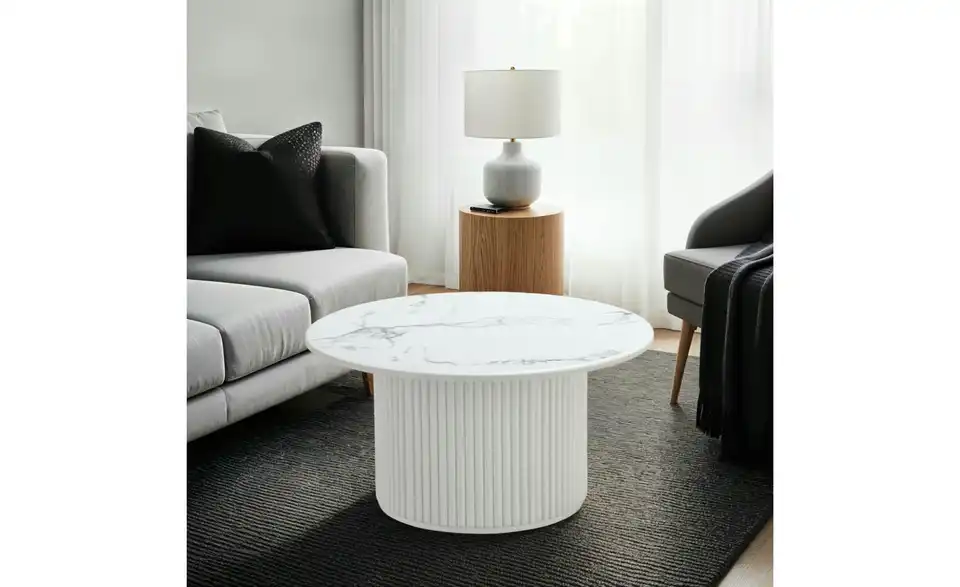 Furnhouse Couchtisch Easy H 42 cm, Ø 80 cm