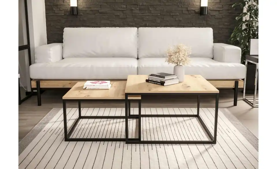 Selsey Couchtisch 2er Set Bello BHL 60|36|60 cm