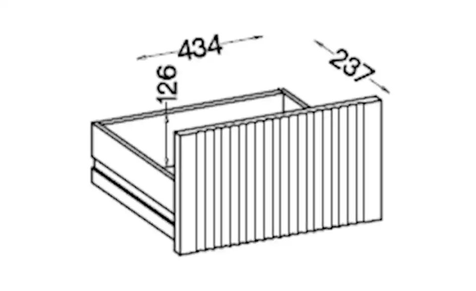 Selsey Couchtisch mit Schubladen Osaka BHL 60|50|100,2 cm