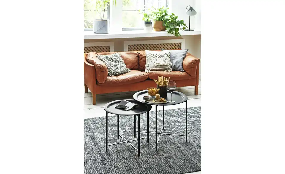 Beistelltisch 2er Set Hasborn H 62 cm, Ø 49 cm