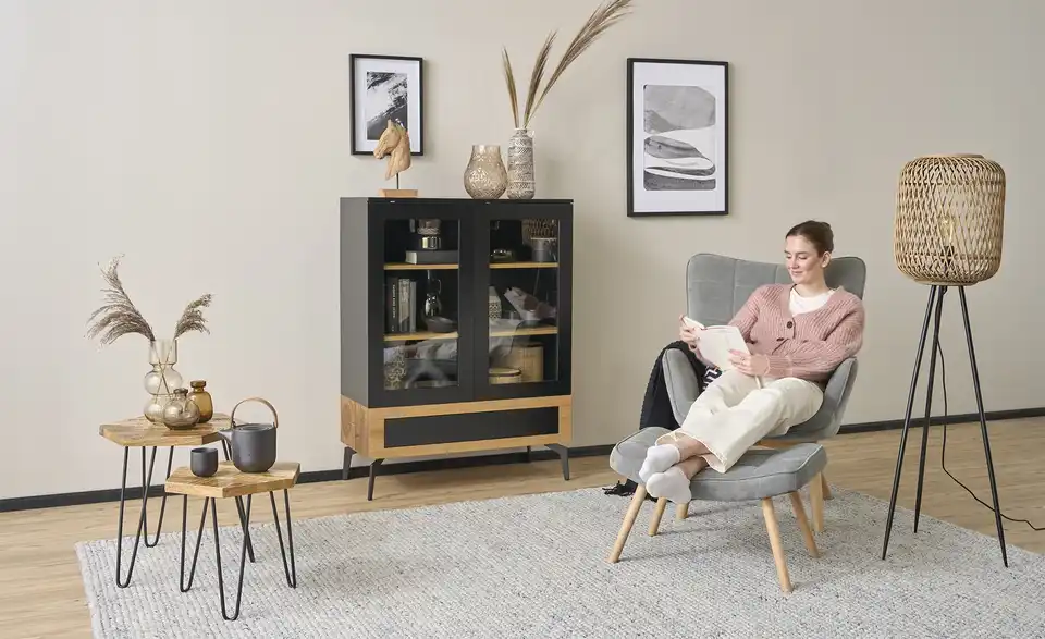 Highboard Enego BHT 90|120|40 cm