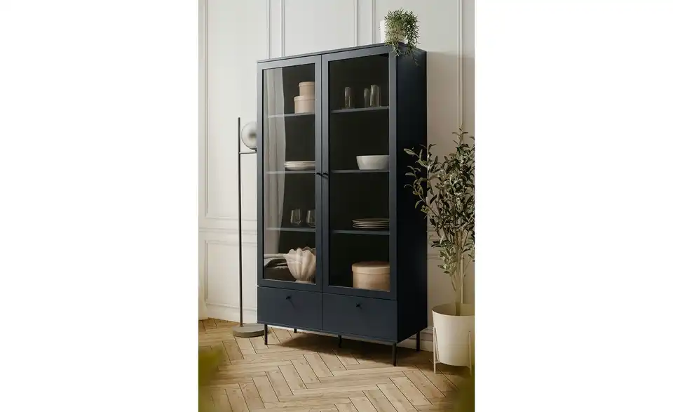Vitrine Caravino BHT 100|183|40 cm