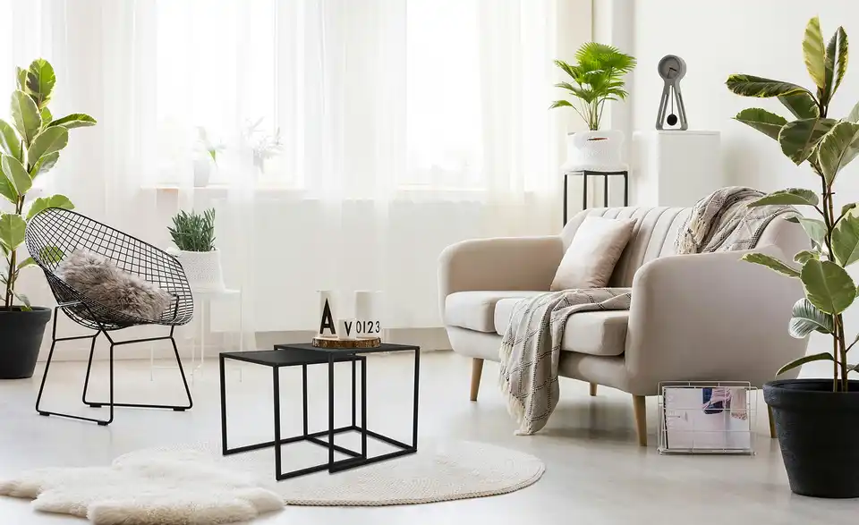 Beistelltisch 2er Set Milano BHT 40|40|40 cm