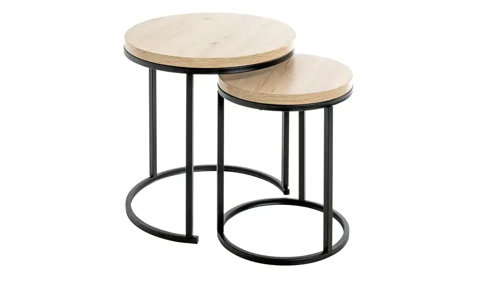 Beistelltisch 2er Set Haiger H 49 cm, Ø 45 cm