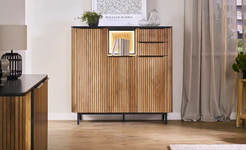 Highboard Amsterdam BHT 130|125|42 cm