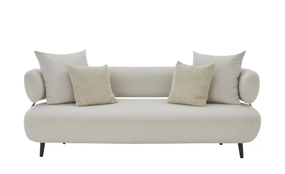 Megasofa Curve BHT 245|85|110 cm, Flachgewebe