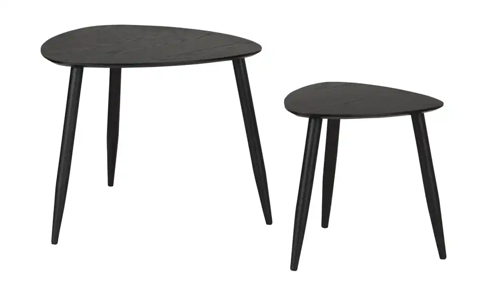 Beistelltisch 2er Set Bamboo BHL 59|48|60 cm