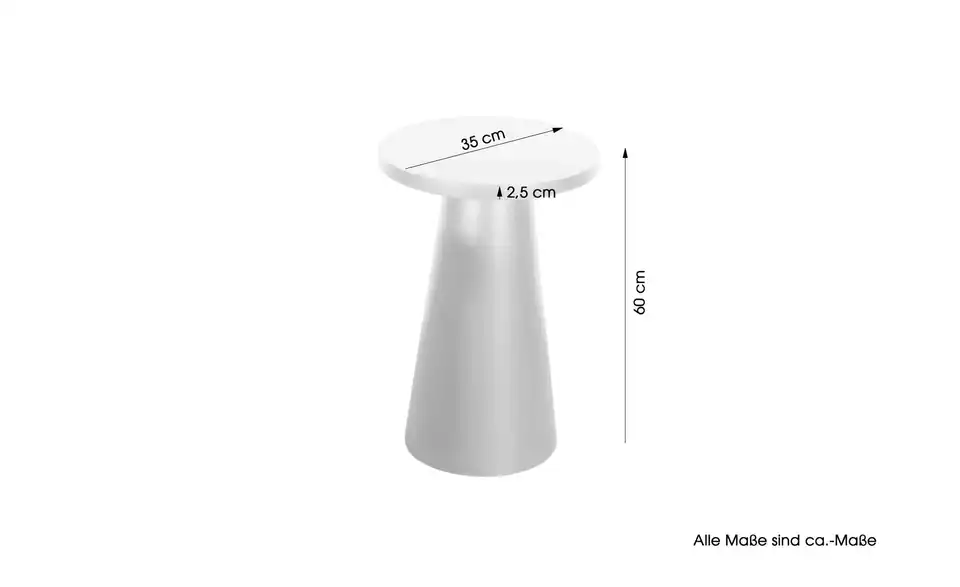 Beistelltisch Cone BHL 35|60|35 cm