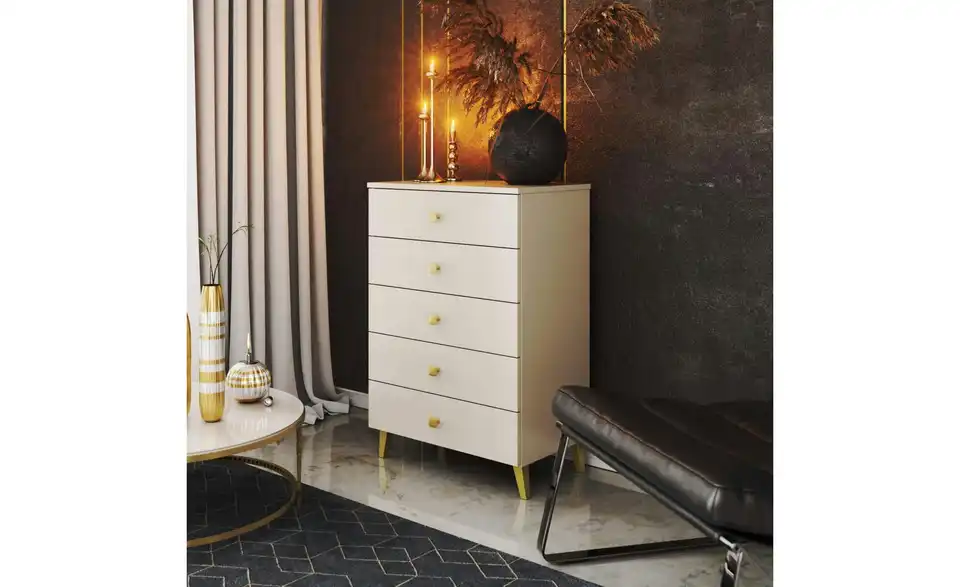 Kommode mit 5 Schubladen Lara BHL 60|89|37 cm