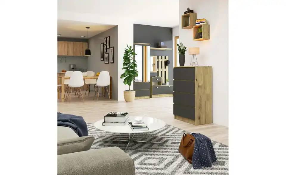 Kommode mit 4 Schubladen Kai BHL 60|99|40 cm