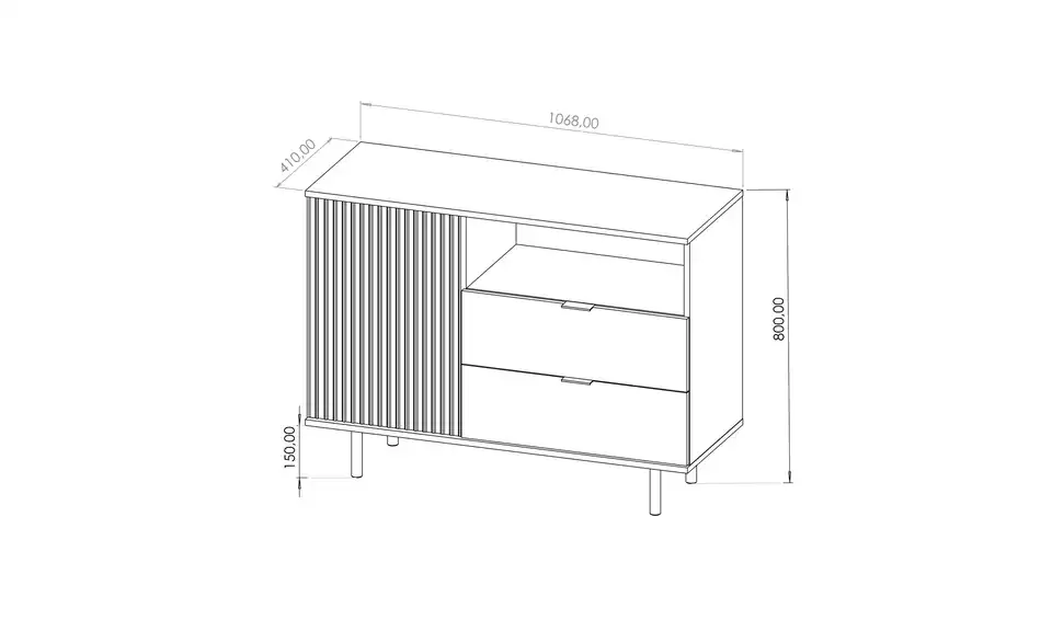 Sideboard Bianco BHL 107|80|41 cm