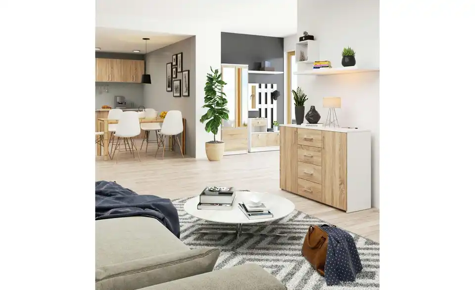 Sideboard 110 cm breit Kiara BHL 110|80|35 cm