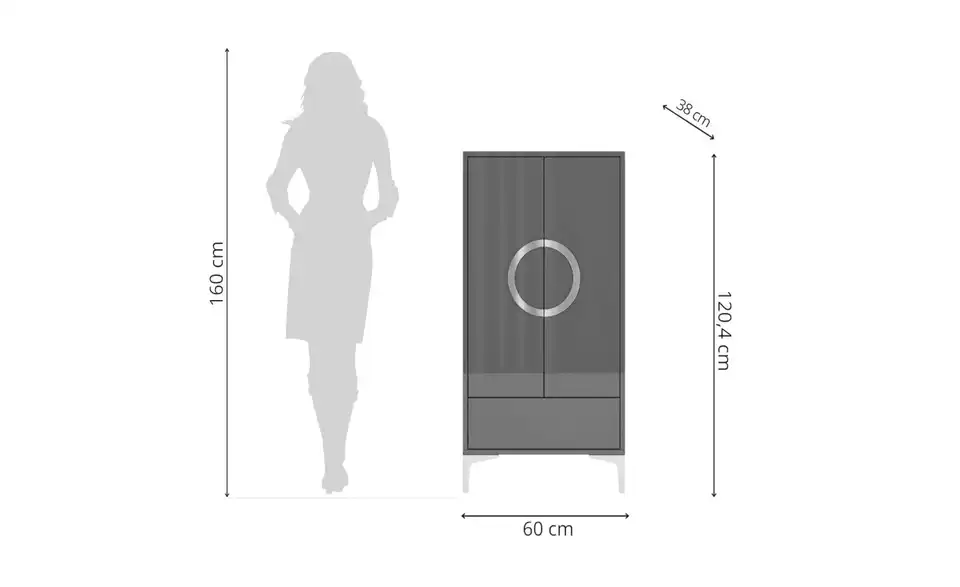 Highboard Eva BHL 60|120|38 cm