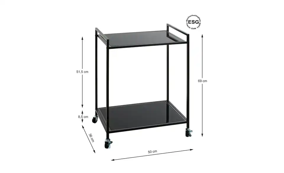 Beistelltisch BHL 50|69|36 cm