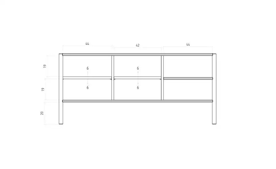 Sideboard Greta BHL 142|64|46 cm