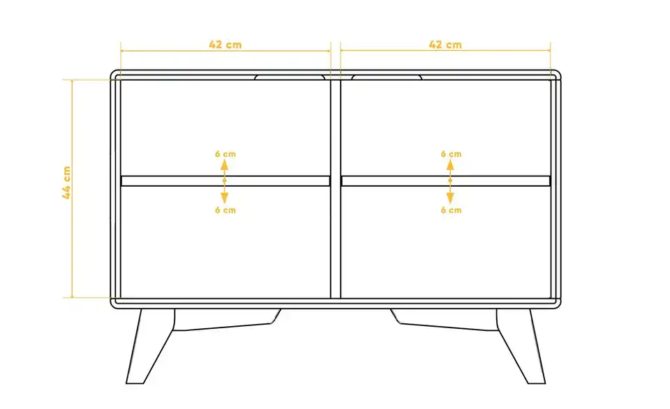 Sideboard Albert BHL 90|63|40 cm