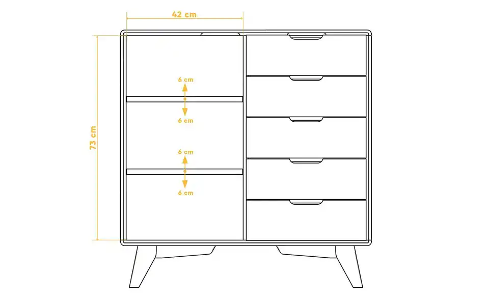 Sideboard Albert BHL 90|92|40 cm