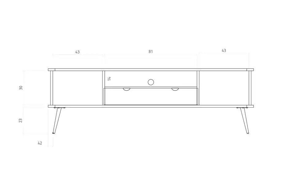 Lowboard Nico BHL 180|57|46 cm
