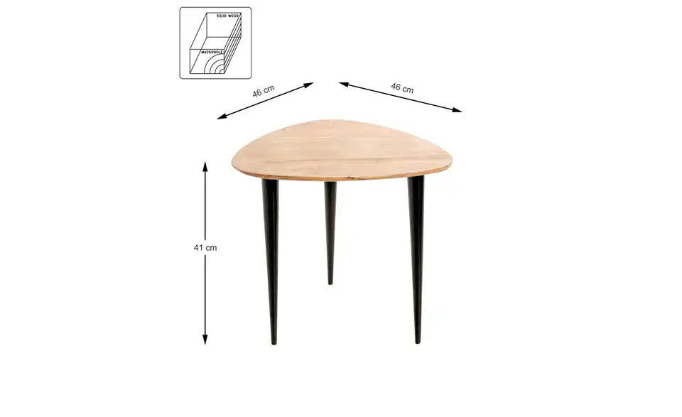 Beistelltisch BHL 46|41|46 cm