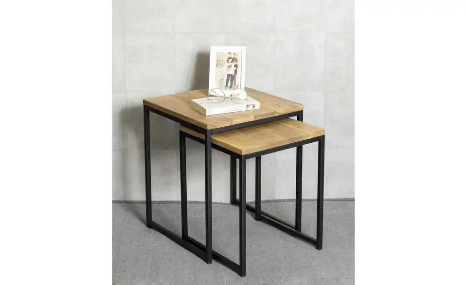 Beistelltisch 2er Set BHL 38|46|38 cm