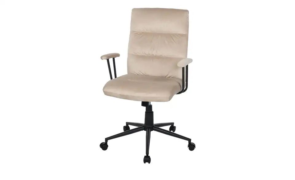 Büro-Drehstuhl Frieda BHT 57|103|57 cm, Velours