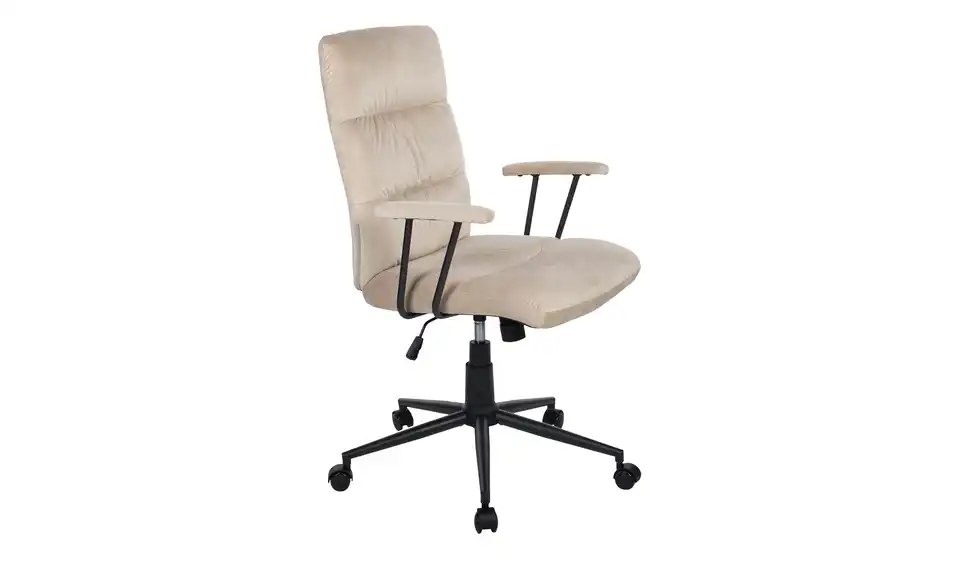 Büro-Drehstuhl Frieda BHT 57|103|57 cm, Velours