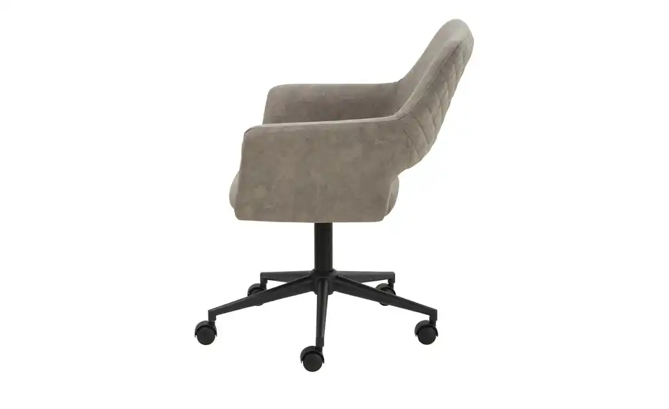 Bürodrehstuhl Vechte BHT 60|82|66 cm, Samt