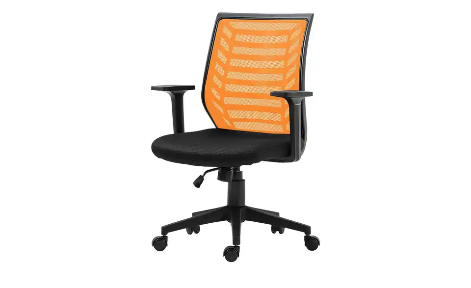 Bürodrehstuhl Frieda BHT 61|99,5|59 cm, Netzstoff/Mesh