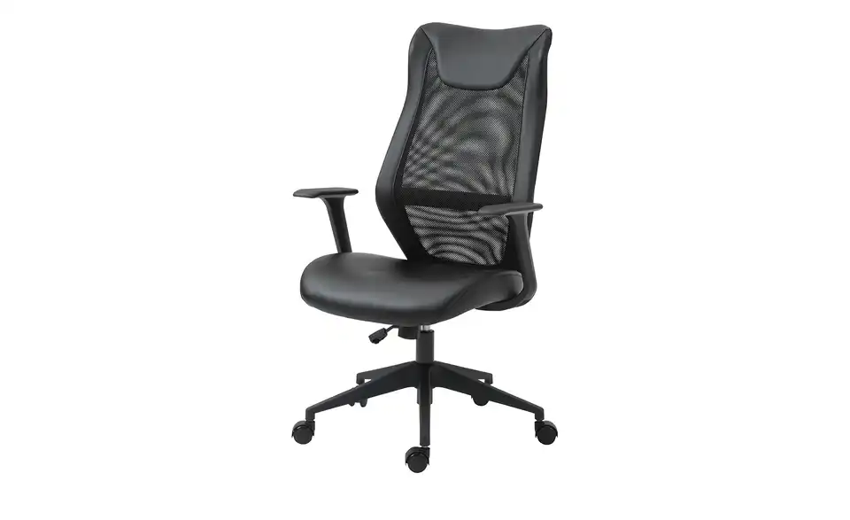 Bürodrehstuhl Frödisch BHT 64|117|62 cm, Kunstleder