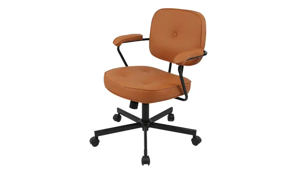 Büro-Drehstuhl Fan BHT 70|85|67 cm, Kunstleder Büro-Drehstuhl Fan BHT 70|85|67 cm, Kunstleder