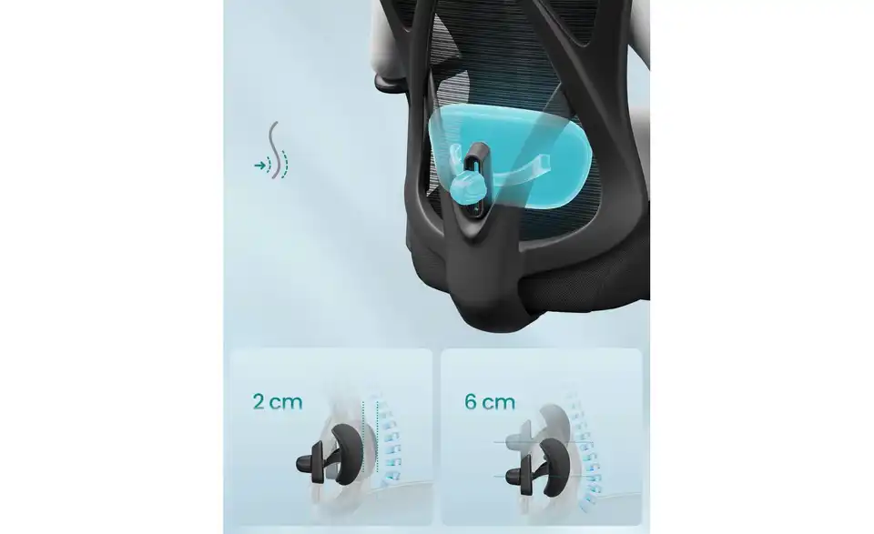 Bürostuhl BHL 70|115|70 cm, Flachgewebe