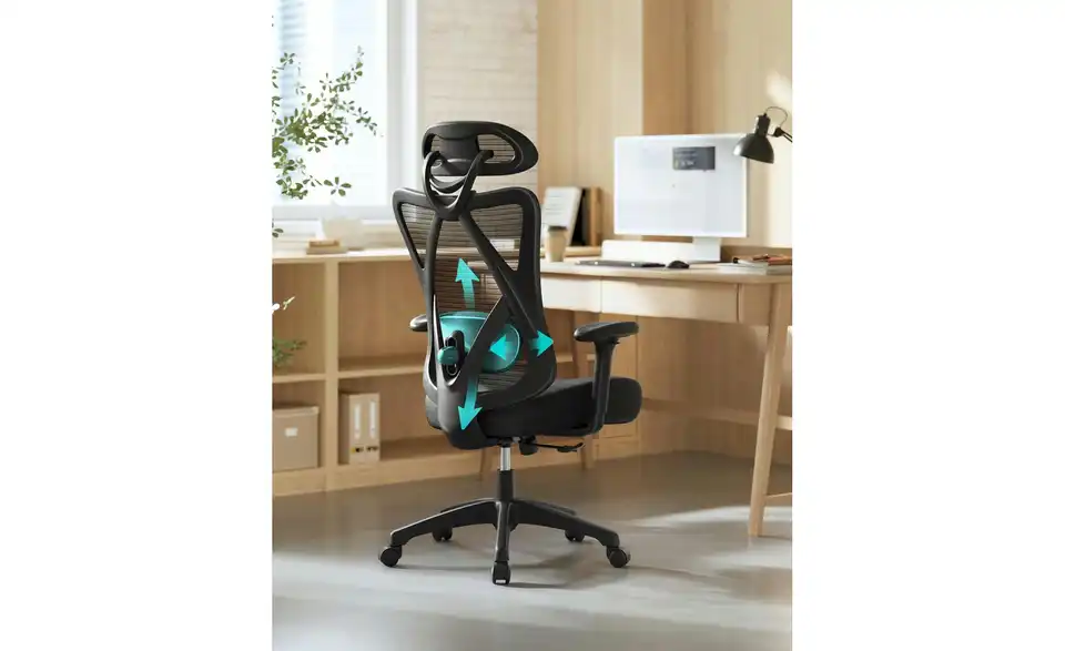 Bürostuhl BHL 70|115|70 cm, Flachgewebe