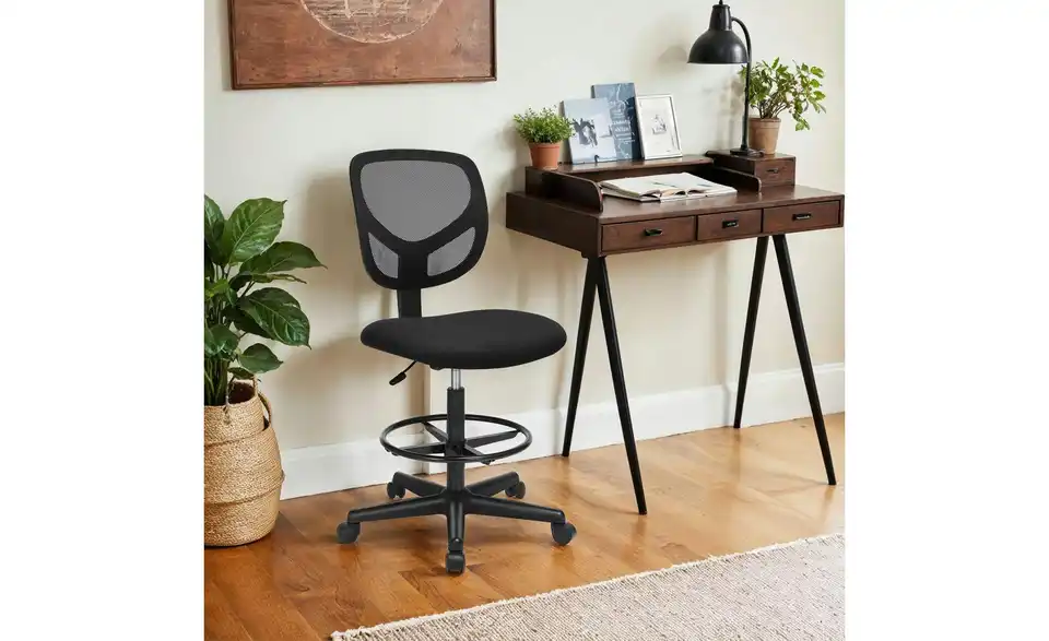 Bürodrehstuhl BHL 64|102,2|64 cm, Flachgewebe