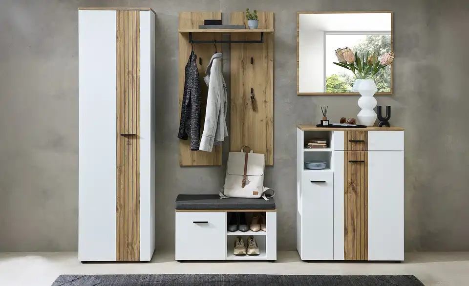 uno Garderobenschrank Stripe BHT 57|202|38 cm