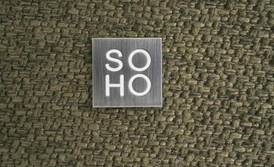 SOHO Ecksofa Franka BHT 268|87|161 cm, Webstoff