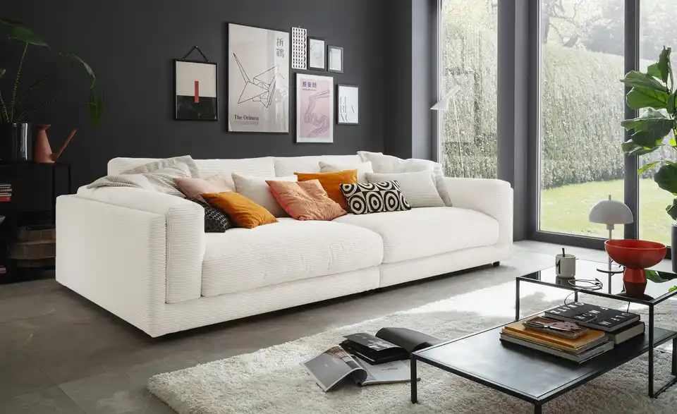 Jette Home Big Sofa Roomy BHT 294|85|150 cm, Cordstoff Jette Home Big Sofa Roomy BHT 294|85|150 cm, Cordstoff