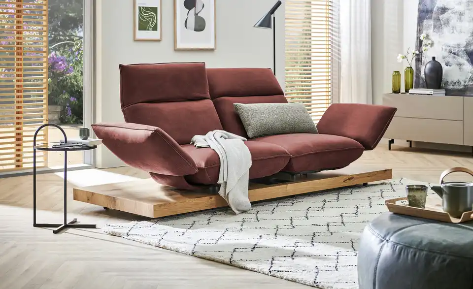 KOINOR Sofa 2-sitzig Experio B 252 cm, Leder