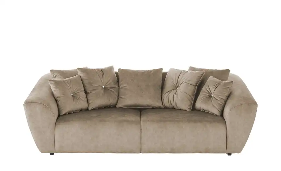 smart Big Sofa Krista BHT 250|81|106 cm, Samt