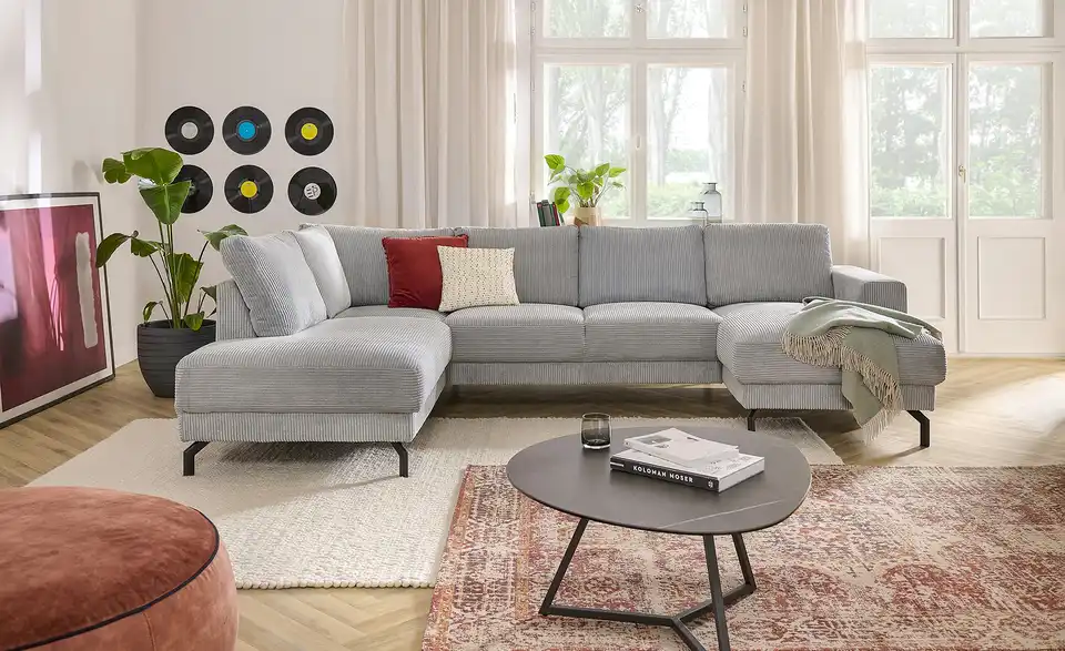 switch Wohnlandschaft aus Cord Brazil BHT 303|78|200 cm, Cordstoff switch Wohnlandschaft aus Cord Brazil BHT 303|78|200 cm, Cordstoff