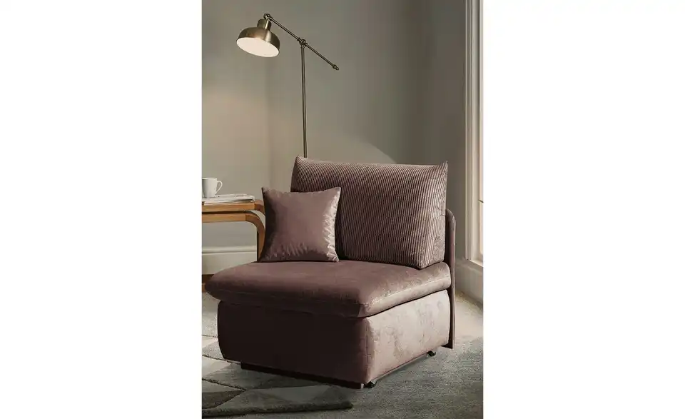 Schlafsesssel Etta BHT 88|88|96 cm, Mikrofaser Schlafsesssel Etta BHT 88|88|96 cm, Mikrofaser