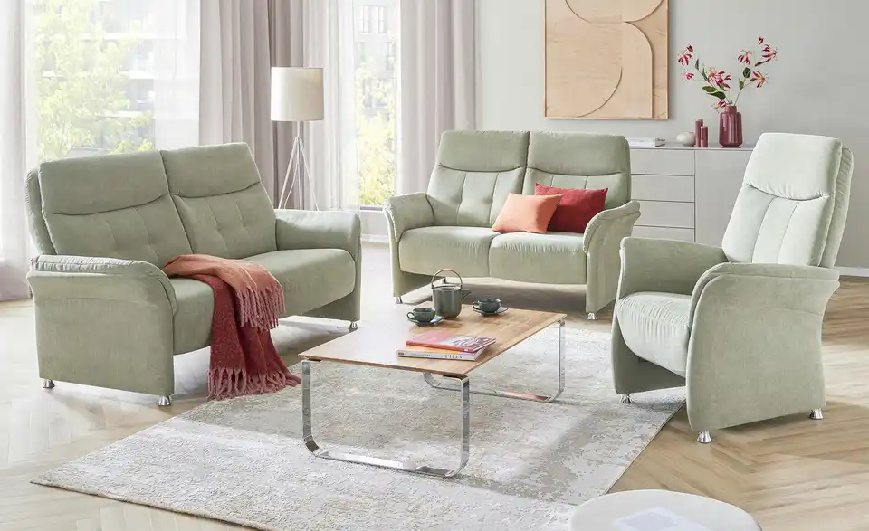 Polstermöbel Oelsa Sofa Madrid BHT 160|110|90 cm, Flachgewebe