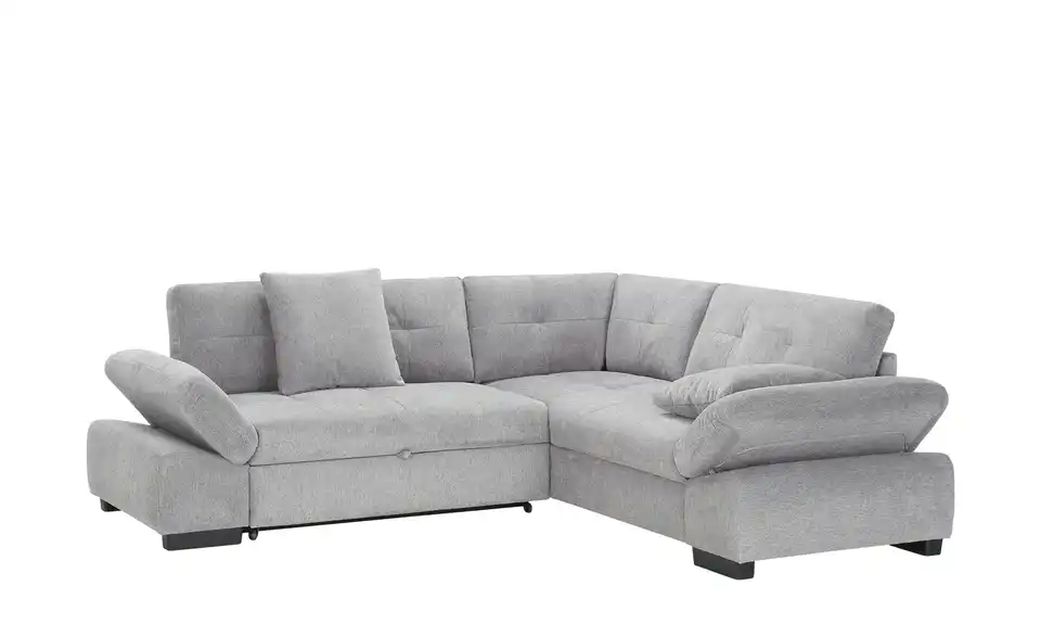 bobb Ecksofa Lindsay BHT 255|91|225 cm, Mikrofaser