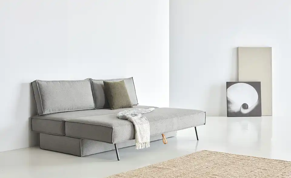 Schlafsofa aus Webstoff Arvin BHT 200|87|105 cm, Webstoff