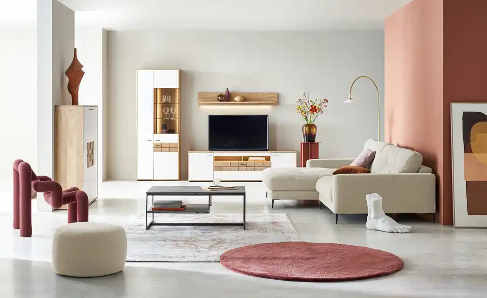 Jette Home Ecksofa Return BHT 272|84|188 cm, Cordstoff Jette Home Ecksofa Return BHT 272|84|188 cm, Cordstoff