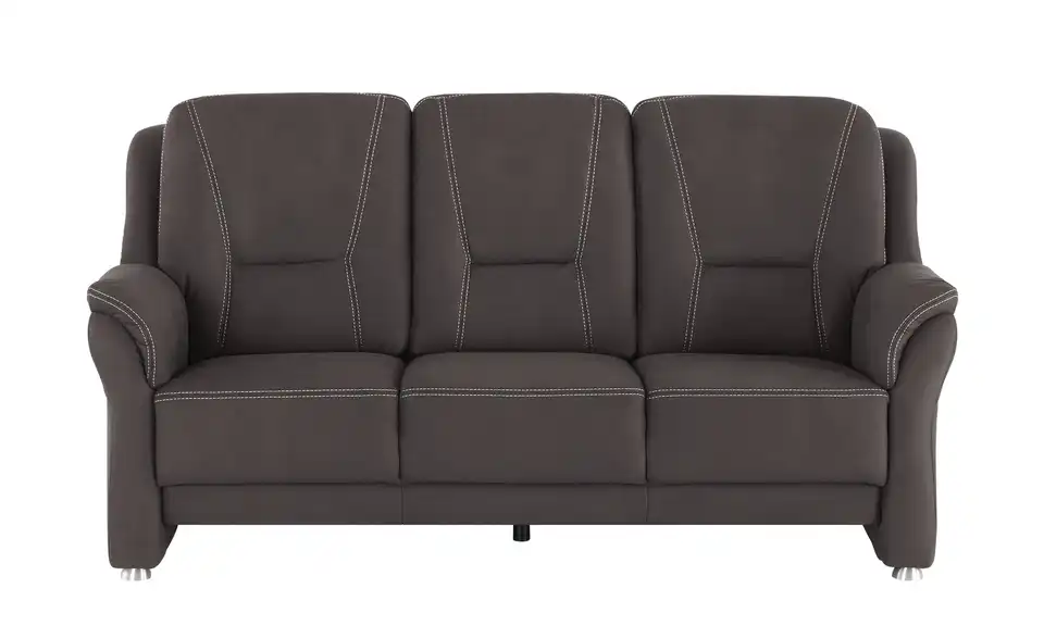 meinSofa Sofa 3-sitzig aus Mikrofaser Wilma BHT 198|100|89 cm, Mikrofaser