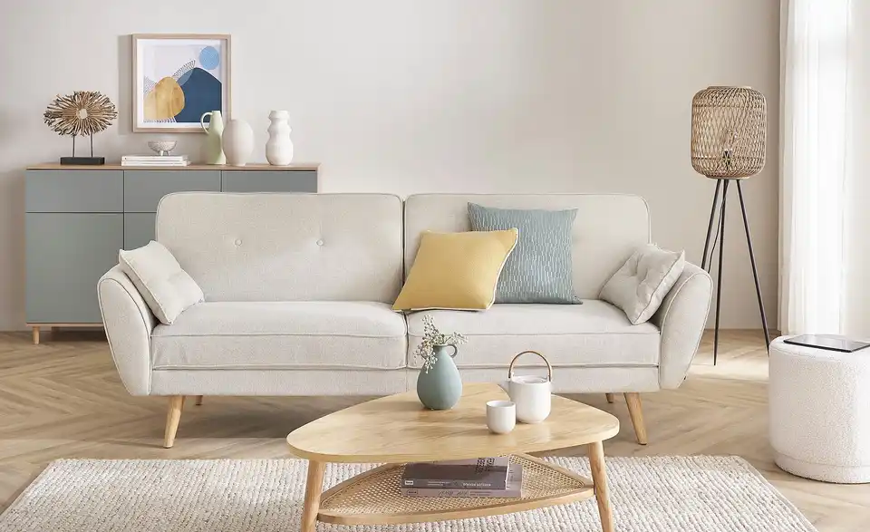 Schlafsofa Konstantina BHT 222|88|86 cm, Flachgewebe Schlafsofa Konstantina BHT 222|88|86 cm, Flachgewebe